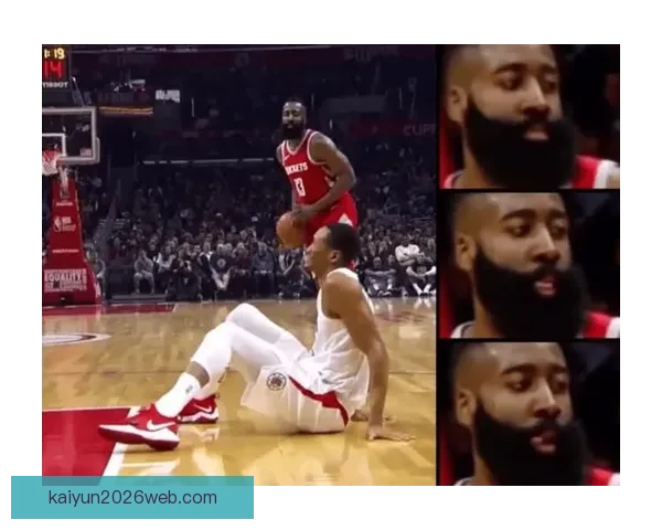 塞克斯顿哈登上演恶意犯规施罗德撞理查兹裆部引争议